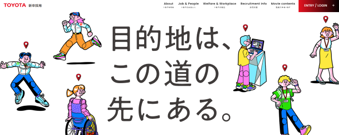 トヨタ自動車株式会社　採用サイト