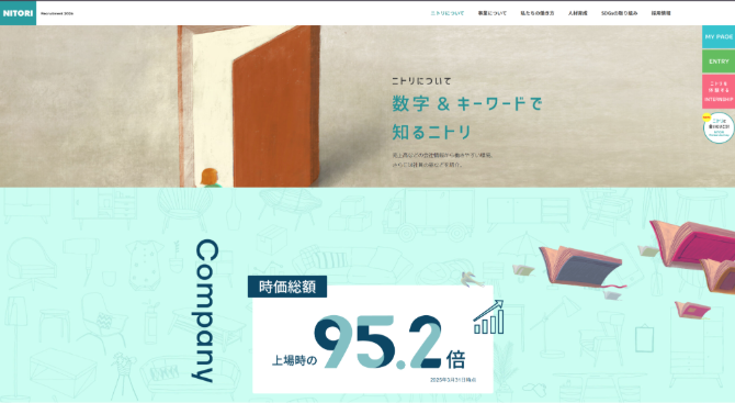 株式会社ニトリの採用サイト